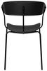 Krzesło JETT czarne - polipropylen, metal (PC-161) - King Home