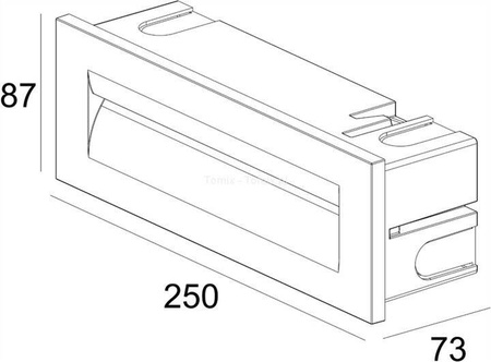 Oprawa ścienna LED YVETTE III 3000K antracyt (D763011)