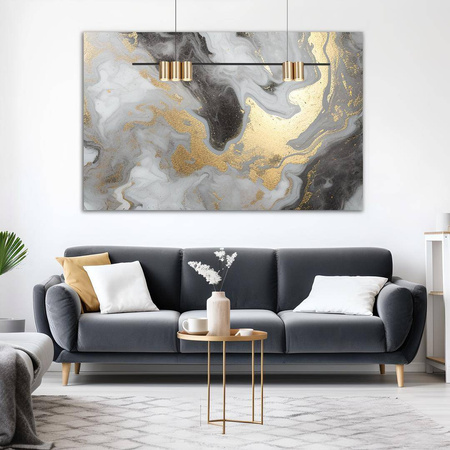 Lampa wisząca (listwa) GENESIS BLACK GOLD 5xGU10 (ML0369) - Milagro