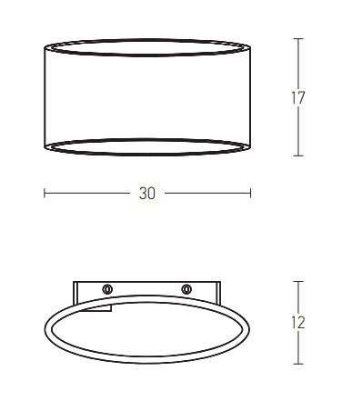 WALL LIGHT CONCRETE 1XE27 (180020 Zambelis) - Zambelis