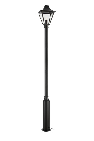 24 GARDEN POSTLAMP 1L BLACK H (108171) - Markslojd