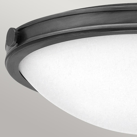 Średni plafon Collier - 3 źródła światła - Zgaszona czerń (HK-COLLIER-F-M-BX) - Elstead Lighting