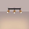 Plafon WINX 3 czarny/miedź (SL.1376) - Sollux Lighting