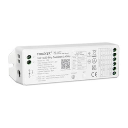 MI-LIGHT Kontroler 5w1 RGB/CCT 12-36VDC 20A IP67 (PS-LS2-WP) - Eko-Light