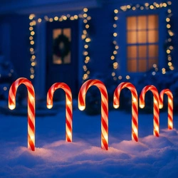 Lampy świąteczne na ogród Candy cane set 5pcs 10W (ML2406) - Milagro