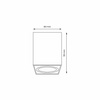 Bima Spot Square White (ML7012) - Milagro