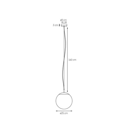Lampa wisząca ALUR rozm. S (10734102) - Kaspa