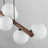 Lampa wisząca ESTERA WOOD ORZECH 9 PŁ (10273) - TK Lighting