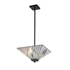 Lampa wisząca w stylu Tiffany Alderley Vintage brąz (TF-ALDERLEY-F-P) - Elstead Lighting