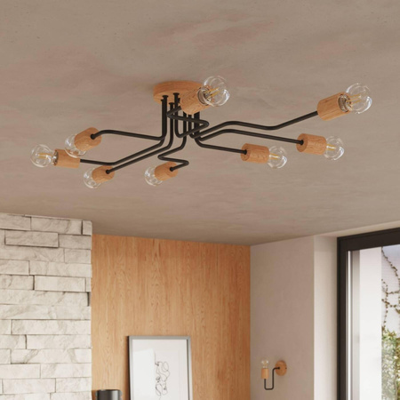 Żyrandol TIMBO 6 czarny (SL.1670) - Sollux Lighting