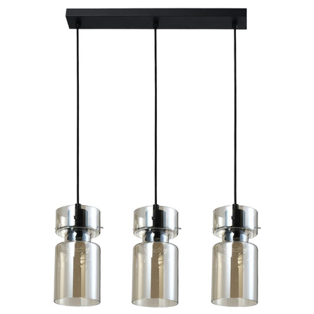 Potrójna lampa wisząca Nivio dymna 3xE27 (LP-2811/3L AM) - Light Prestige