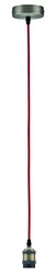 Neordic Eldar Lampa wisząca max. 1x20W E27Czerwony/Oksydowany 230V Metal (PL50386) - PAULMANN