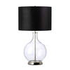 Lampa stołowa Orb (ORB-CLEAR-PN-BLK) - Elstead Lighting
