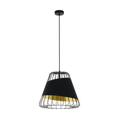 Lampa wisząca AUSTELL &#216;360 czarna/złota (49446 - Eglo) - żyrandol