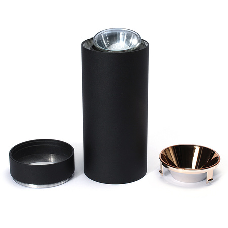 Tuba spot Gu10 czarno-miedziana PZE-2701 - Syntron