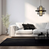 Ratanowa lampa wisząca Astra czarna 1xE27 (LP-3110/1P BK) - Light Prestige
