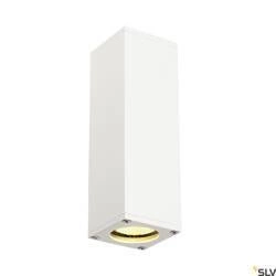 THEO UP/DOWN, QPAR51, lampa ścienna, kolor biały, maks. 2x50W (1000327) - SLV