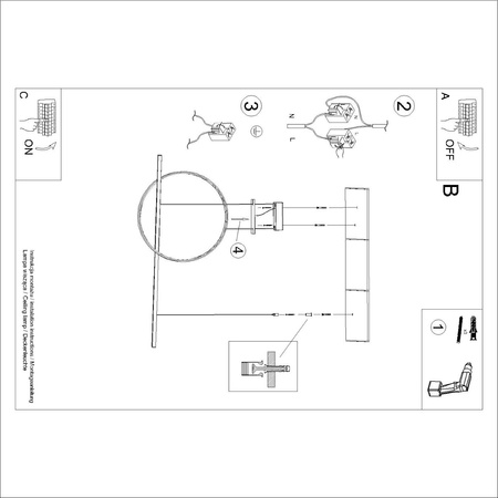 Lampa wisząca GLAD biała LED 4000K (TH.493) - Thoro Lighting
