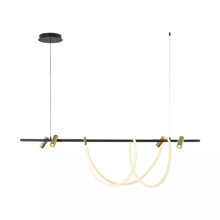 Lampa wisząca BALBO złoto-czarna (2200277L) - Zuma Line
