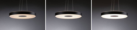 Lampa wisząca LED Puric Pane 22W 400 mm ściemnialna 3-Step  czarny/szary 230V met (PL79517) - PAULMANN