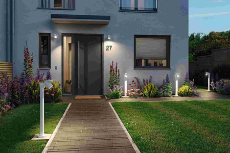 Oprawa elewacyjna CUFF LED 10W 700lm 3000K IP44 230V biały aluminium (PL94832) - PAULMANN