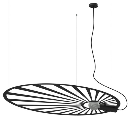 Lampa wisząca LEHDET czarna (TH.001CZ) - Thoro Lighting