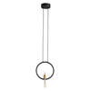 Lampa wisząca AMICI led czarno złota 27 cm (ST-D7774 black) - Step into Design