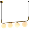 Lampa wisząca Alisa 4 złota/biała (LP-005/4L GD) - Light Prestige