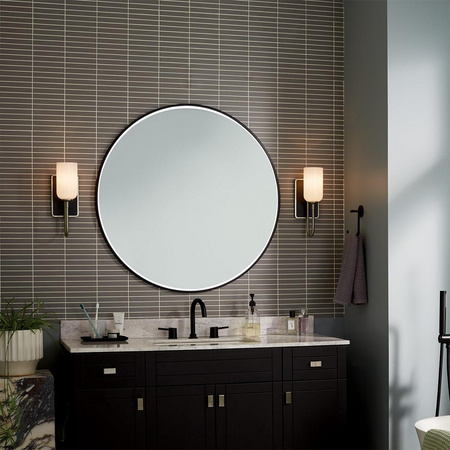 Elegancki kinkiet Solia Szczotkowany nikiel (KL-SOLIA-1W-BNB) - Elstead Lighting