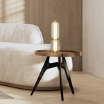 TABLE LED LIGHT 7W 3000K METAL-GLASS,GOLD-CHAMPANGE (23060 Zambelis) - Zambelis