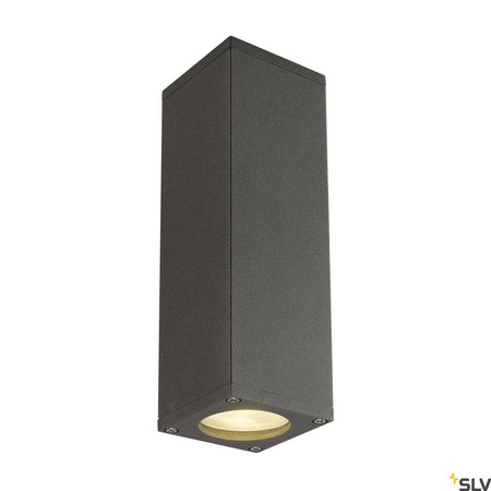 THEO UP/DOWN, lampa ścienna, QPAR51, antracyt, maks. 2x50W (1000330) - SLV