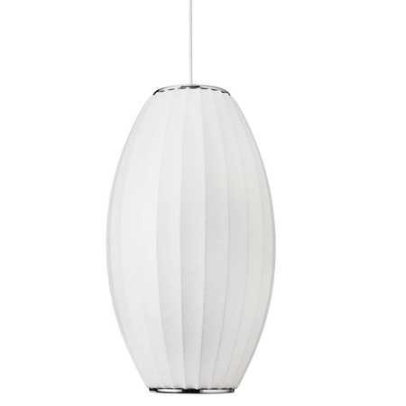 Lampa wisząca SILK BARREL biała 60 cm (ST-2335-30) - Step into Design