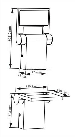 Kinkiet zewnętrzny Robi flex (D731068)