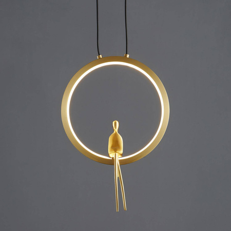 Lampa wisząca AMICI led złota 27 cm (ST-D7774 gold) - Step into Design