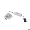 FRAME BASIC, lampa wpuszczana, LED, 3000K, kolor biały matowy, zestaw, 9,4W, z zasilaczem (112721) - SLV