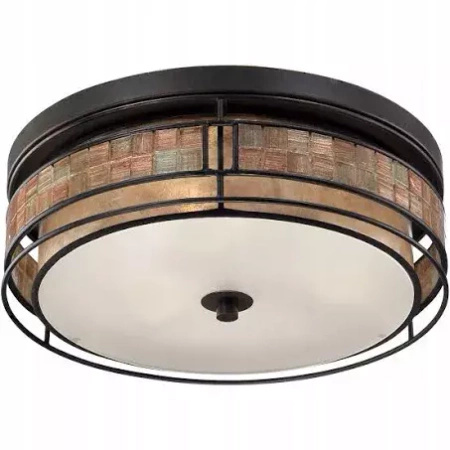 Plafon LAGUNA kol. Ciemny brąz (QZ/LAGUNA/F/L) Elstead Lighting