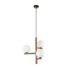 Lampa wisząca ESTERA WOOD ORZECH 3 PŁ (10271) - TK Lighting