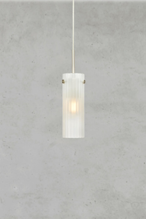 TIBIA Pendant 1L Frosted/Satin Nickel (109014) Markslojd
