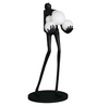 Designerska czarna lampa podłogowa WOMAN 180 cm (F9312) - Step into Design