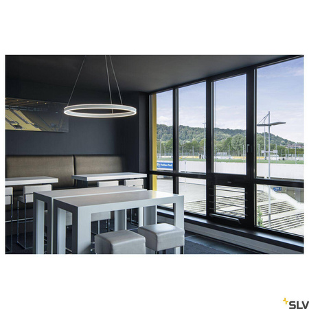 ONE 80 PD DALI UP/DOWN, wewnętrzna oprawa wisząca LED, biała, przełącznik CCT 3000/4000 K (1004764) - SLV