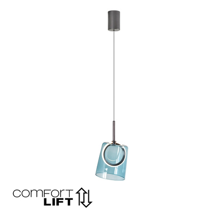 ZULA LAMPA WISZĄCA NIEBIESKI (2541-56) - Paul Neuhaus