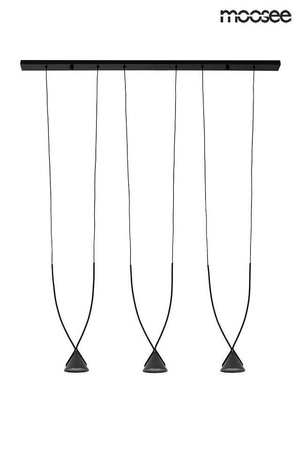 MOOSEE lampa wisząca ATLAS 3 czarna (MSE010100280) - Moosee