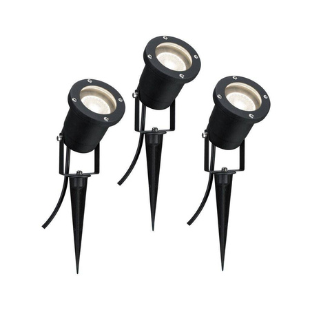 Zestaw ogrodowy 3 szt. naświetlaczy Special Line Garden Spotlight  (PL98897) - Paulmann + żródła światła