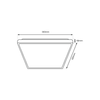 Plafon DABAR 17W LED (ML0253) - Eko-Light