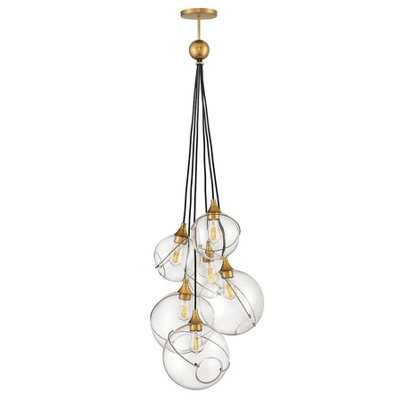 Lampa wisząca Skye - 6 źródeł światła (QN-SKYE-6P) - Quintiesse