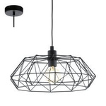 Lampa wisząca CARLTON 2 czarna (49487 - Eglo) - żyrandol