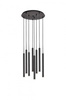 Lampa wisząca ROLL 8 kolor Czarny (11174802) - KASPA