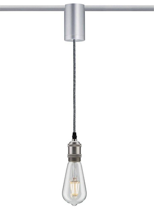 URail Universal adapter do zwisu Chrom/Mat 230V Metal/Tworzywo sztuczne (PL95494) - PAULMANN