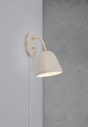 Lampa ścienna FLEUR Nordlux E14 15W Metal Beżowy