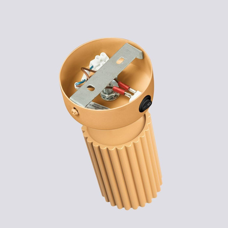 Kinkiet KARBON złoty z włącznikiem (SL.1560) - Sollux Lighting